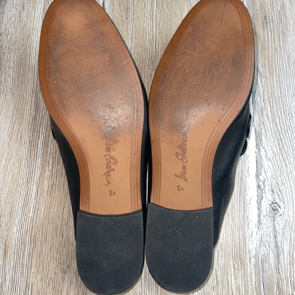 Sam Edelman Perri Slides Loafer Mule SZ 8.5 BLACK - Picture 4 of 7